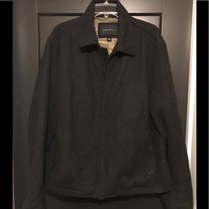 Banana Republic black wool coat